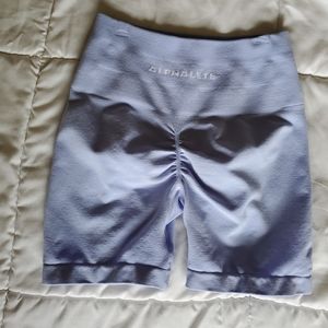 Alphalete amplify mystic blue shorts XS